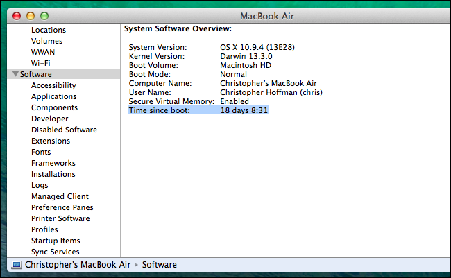 Mac list of installed programs